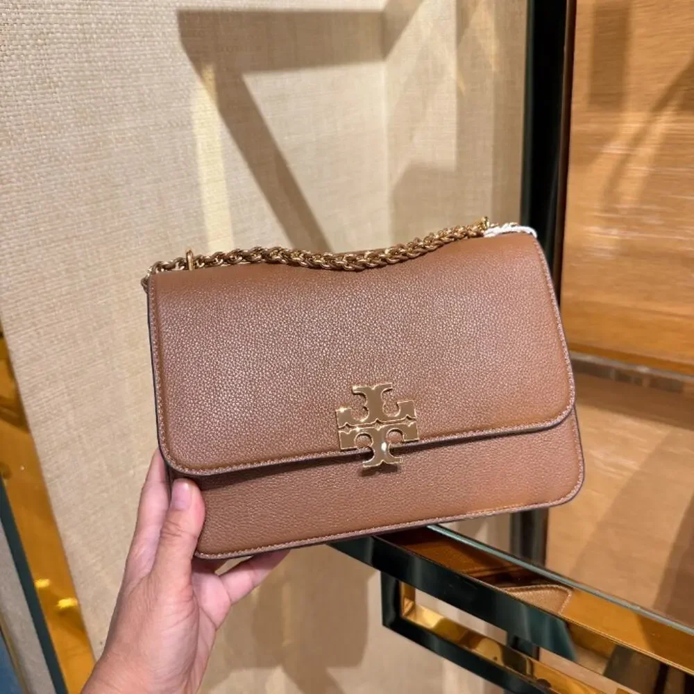 NEW‼️Tory Burch Britten Small Shoulder Bag 171522 $550 Forest Brown